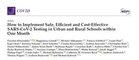 Zur Seite: How to Implement Safe, Efficient and Cost-Effective SARS-CoV-2 Testing in Urban and Rural Schools within One Month