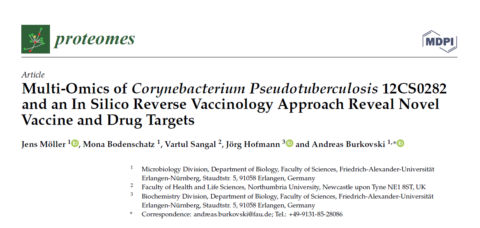Zur Seite: Multi-Omics of Corynebacterium Pseudotuberculosis 12CS0282 and an In Silico Reverse Vaccinology Approach Reveal Novel Vaccine and Drug Targets
